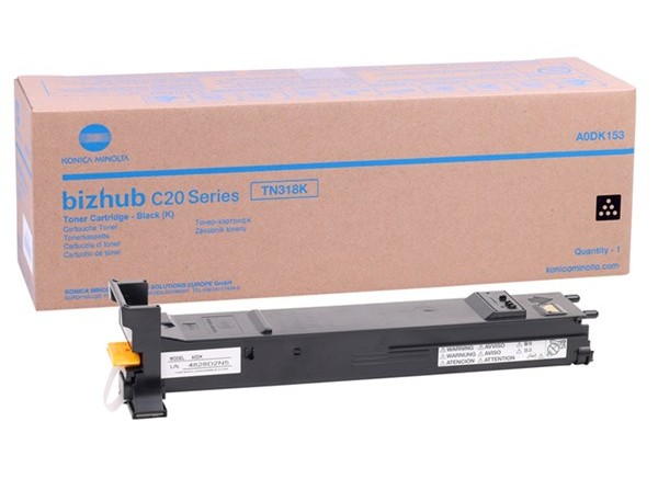 Konica Minolta TN-318 Orjinal Siyah Toner C20 C30 C31P (A0DK153)